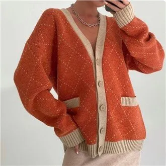 Diamond Pocket Knitted Sweater