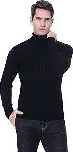Chanday pou Plezi Slim Turtleneck pou Gason
